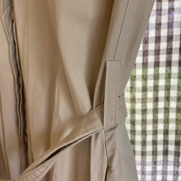 Zara Sleeveless Tie-Waist Maxi Dress in Beige - Picture 5 of 9